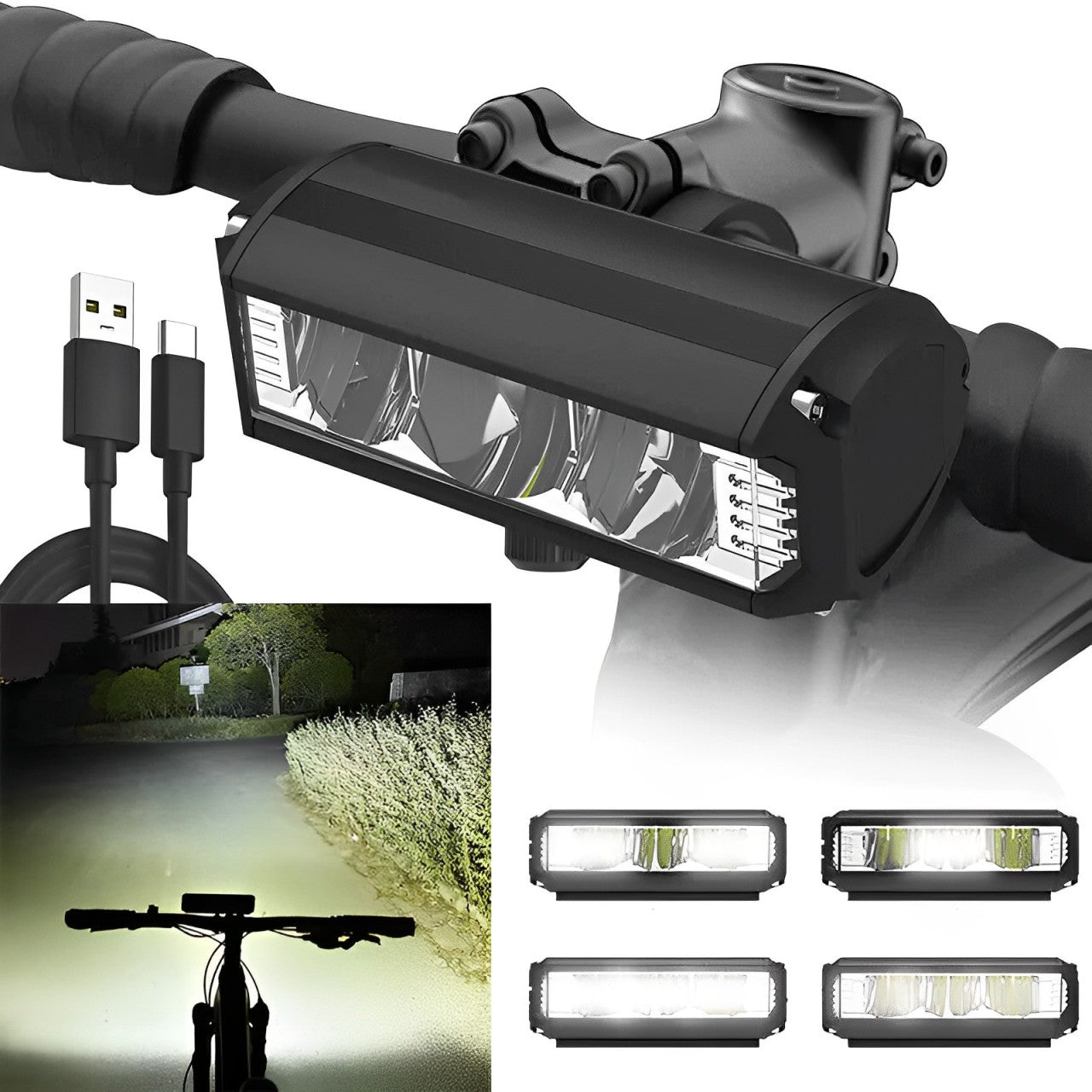 Ultra Powerful LED Bicycle Front Light - Halri