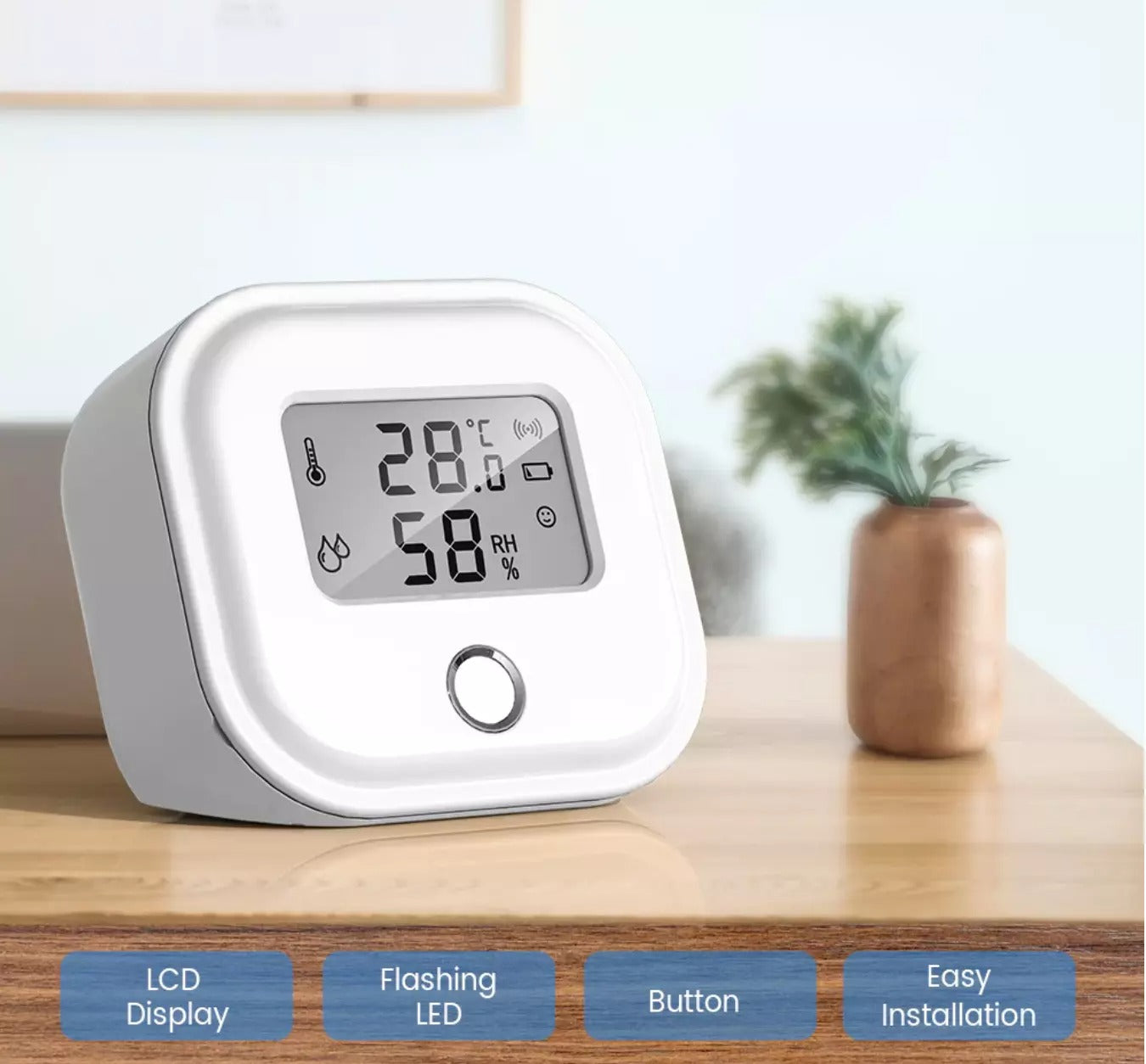 Wireless Digital Temperature Humidity Sensor