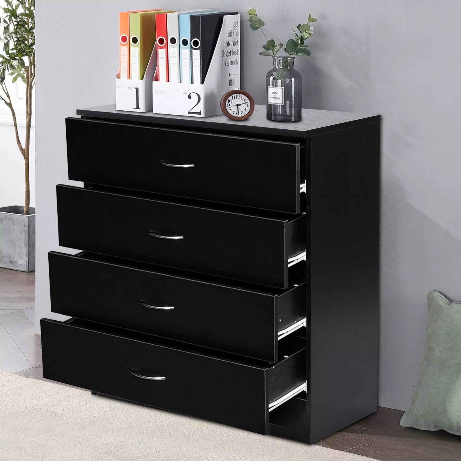 Wooden Bedroom Storage Dresser - Halri