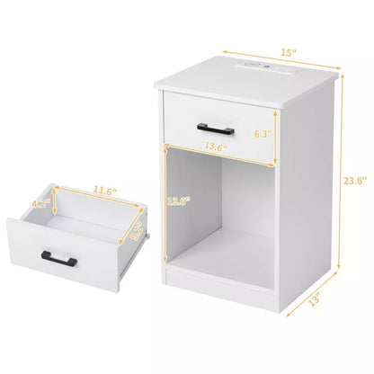 Compact Bedroom Side Table