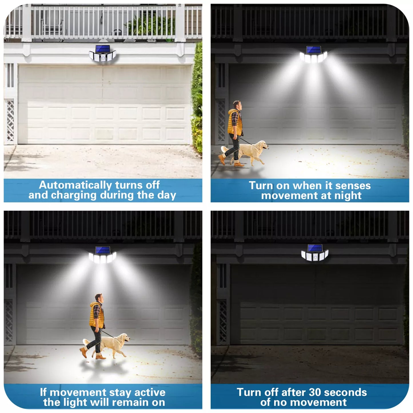 Bright Outdoor Motion Detector Lights