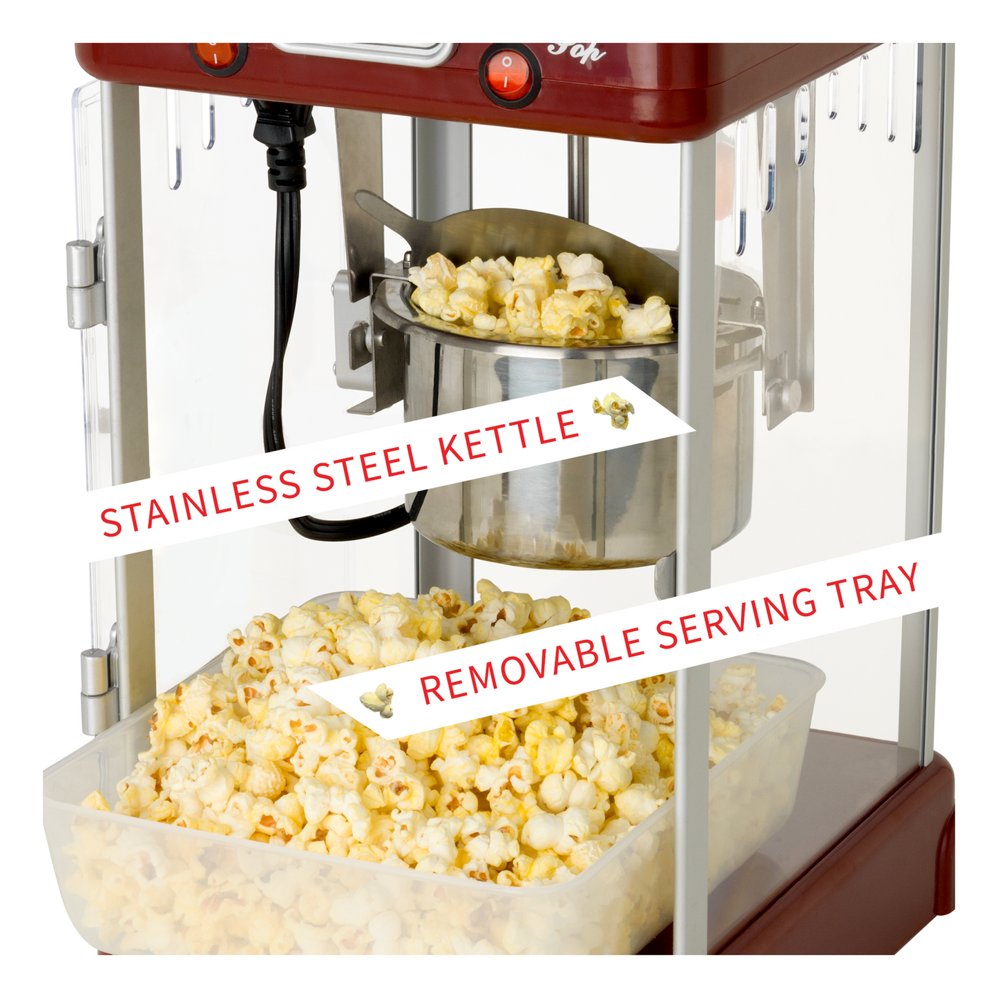 Compact Classic Popcorn Maker Machine