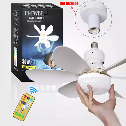 Recessed Ceiling Fan With Lighting