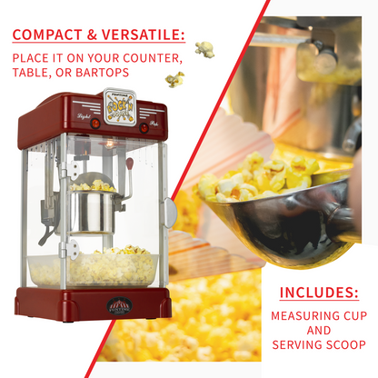 Compact Classic Popcorn Maker Machine