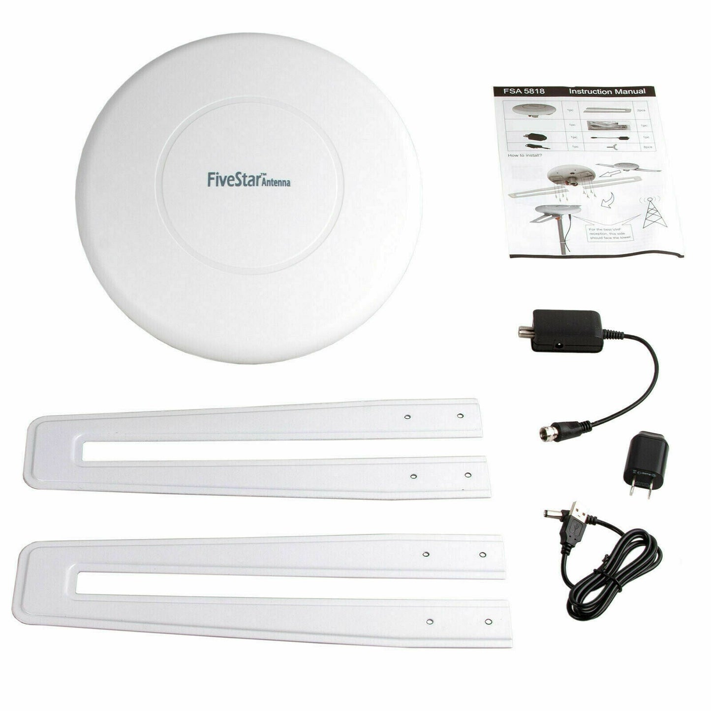 Strong Outdoor HDTV Antenna - Long Range 4K TV Aerial
