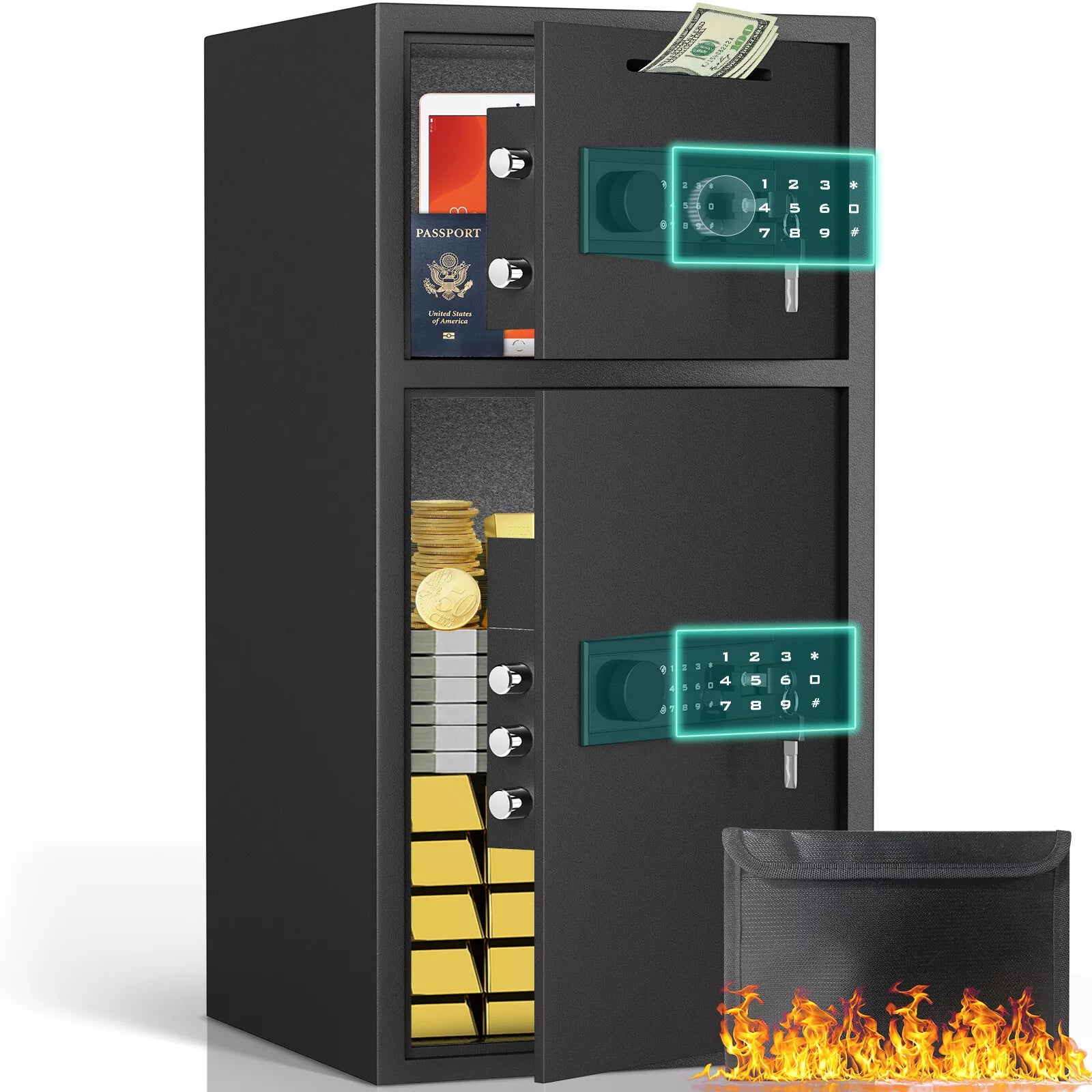 Extra Large Protective Security Safe Box - Halri