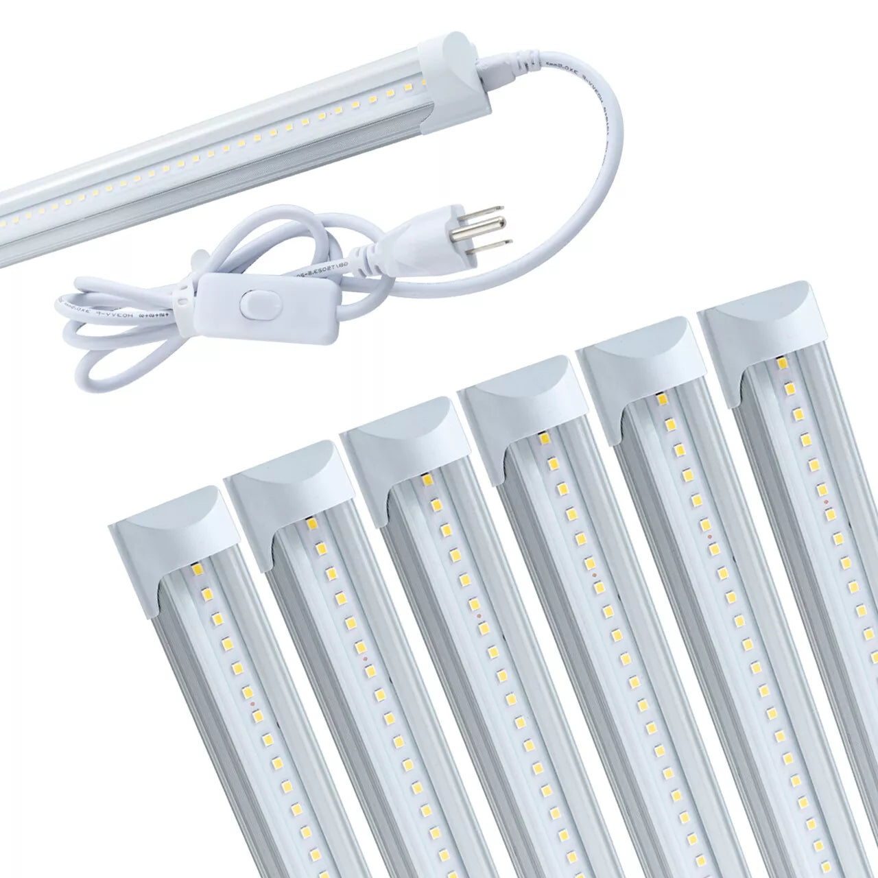 Bright 4FT 6 Pack LED Office Lighting - Halri