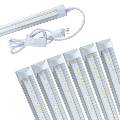 Bright 4FT 6 Pack LED Office Lighting - Halri