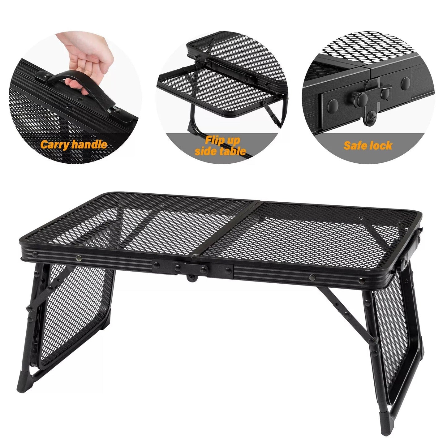 Compact Collapsible Outdoor BBQ Table