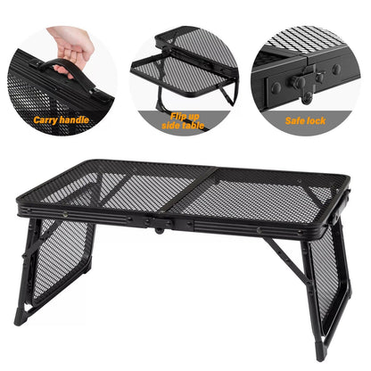 Compact Collapsible Outdoor BBQ Table
