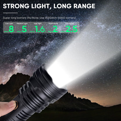 Bright LED Outdoor Flashlight - Rechargeable & Water Resistant - Halri