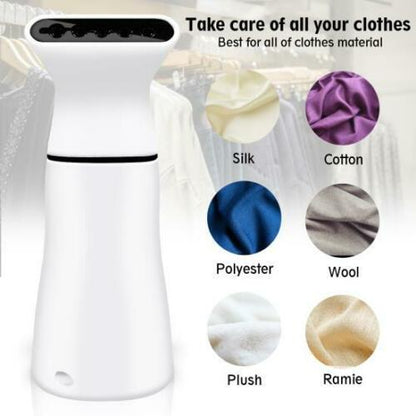 Compact Travel Garment Steamer Wrinkle Remover