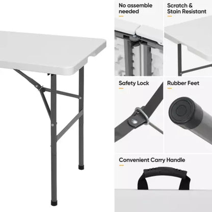 Compact 4FT Portable Party Table