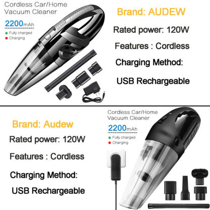 Compact Rechargeable Auto Vacuum Mini Car Cleaner