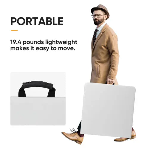 Compact 4FT Portable Party Table