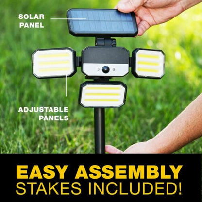 Wireless Motion Sensor Security Light with Remote