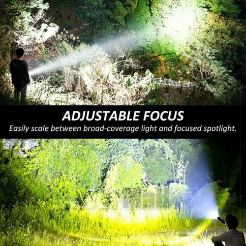Bright LED Outdoor Flashlight - Rechargeable & Water Resistant