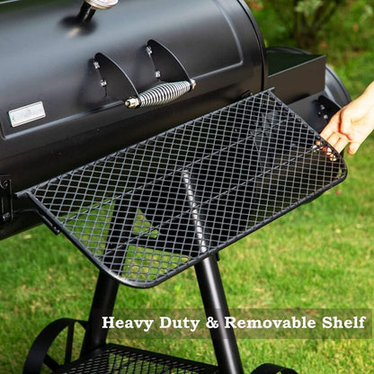 Big Steel BBQ Smoker Grill Outdoor Heavy Duty