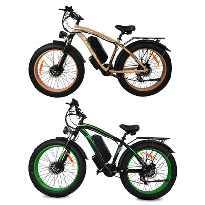 Powerful Adult Electric Bicycle 1500W Fat Tire Ebike 48V