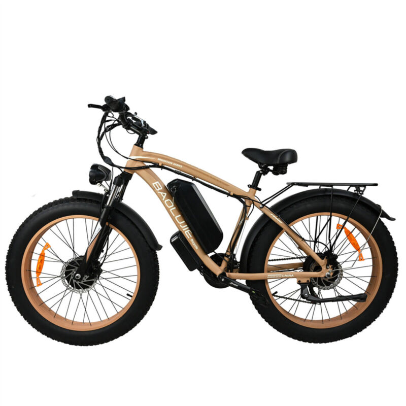 Powerful Adult Electric Bicycle 1500W Fat Tire Ebike 48V