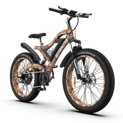 Powerful 26 Electric Mountain Bike 1500W Fat Tire E-Bike