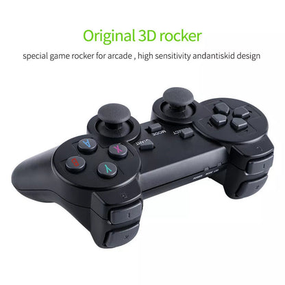 4K Gaming Console Stick with 64GB and Wireless Controllers