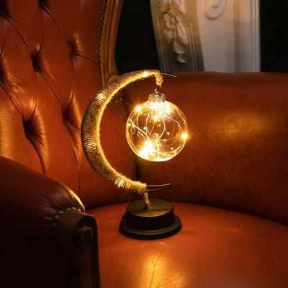 Soft Globe Desk Lamp Warm Home Lighting