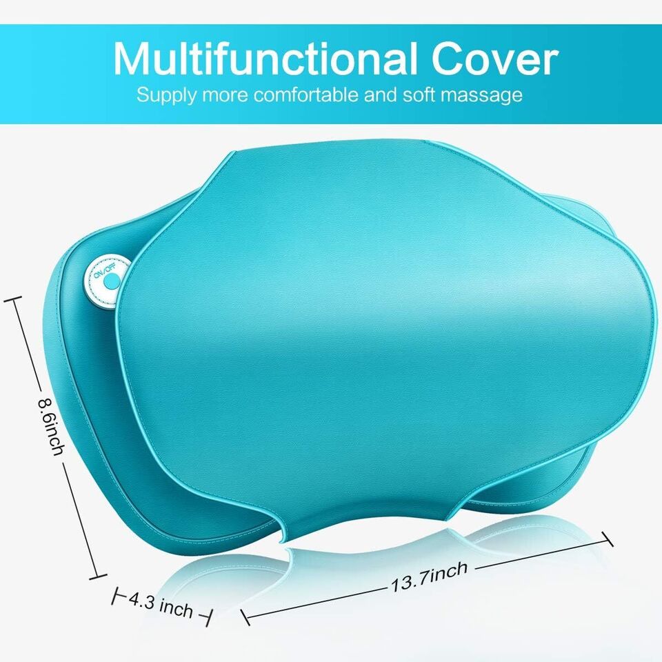 Relaxing Heat Massage Pillow for Neck and Back Pain