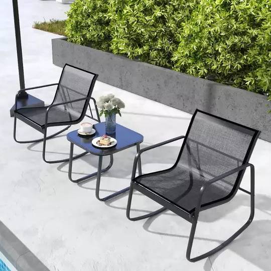Garden Furniture Set with Table and Chairs - Halri