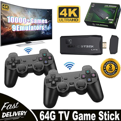 Classic Retro Game Console - 64GB HDMI TV Stick
