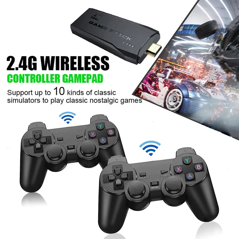 Classic Retro Game Console - 64GB HDMI TV Stick