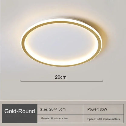 Classic White Round Ceiling Light