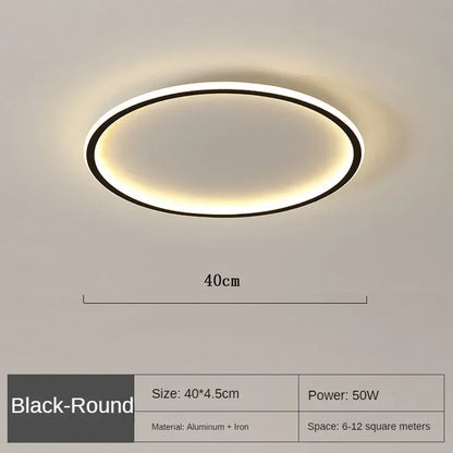 Classic White Round Ceiling Light