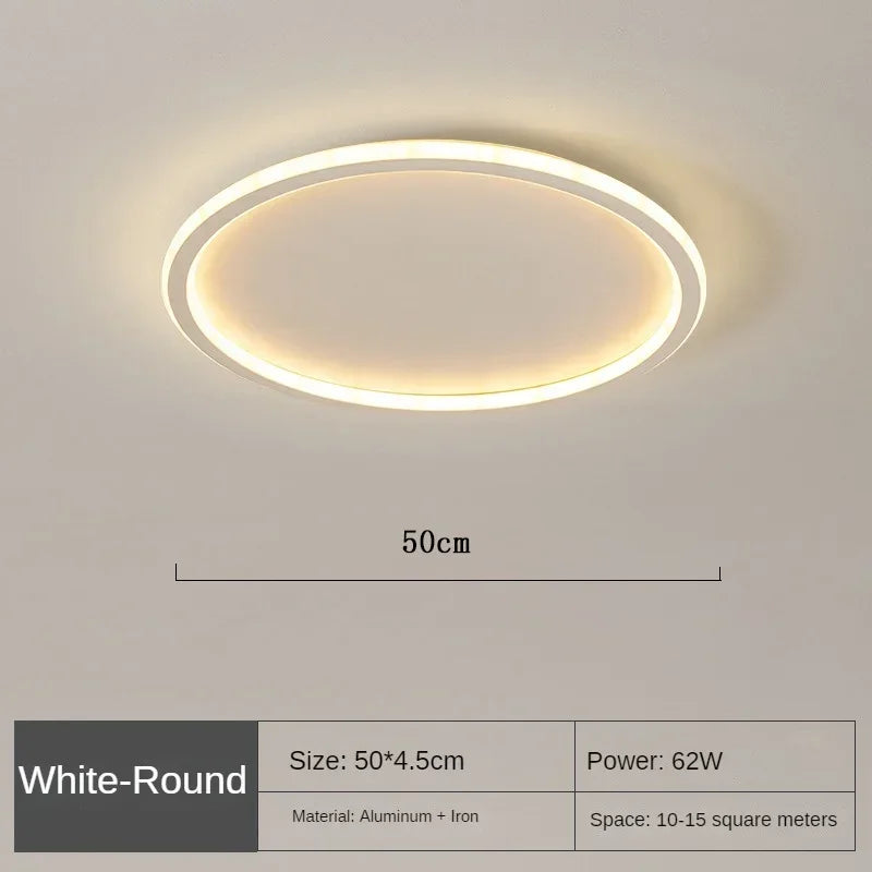 Classic White Round Ceiling Light