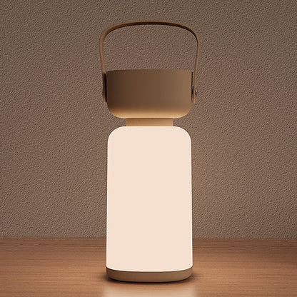 Compact Waterproof LED Desk Lamp Sleek Cylinder Shape