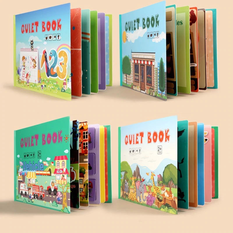 Interactive Learning Quiet Book for Kids - Halri