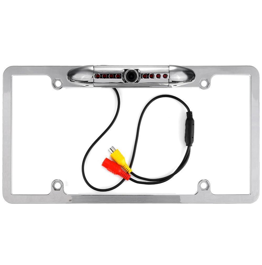 Wide Angle Car License Plate Frame Camera