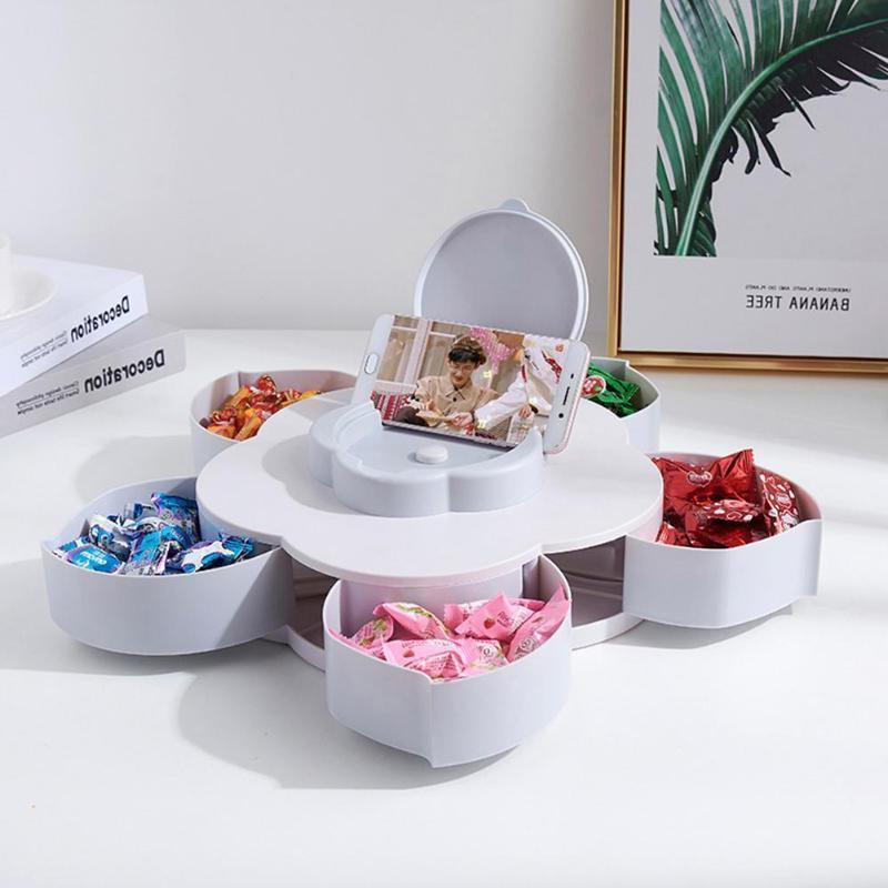 Decorative Spinning Floral Storage Container
