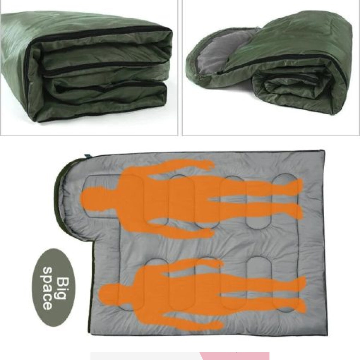 Lightweight Compact Sleeping Bag for Camping & Hiking