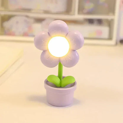 Delicate Floral Calming Desk Lamp