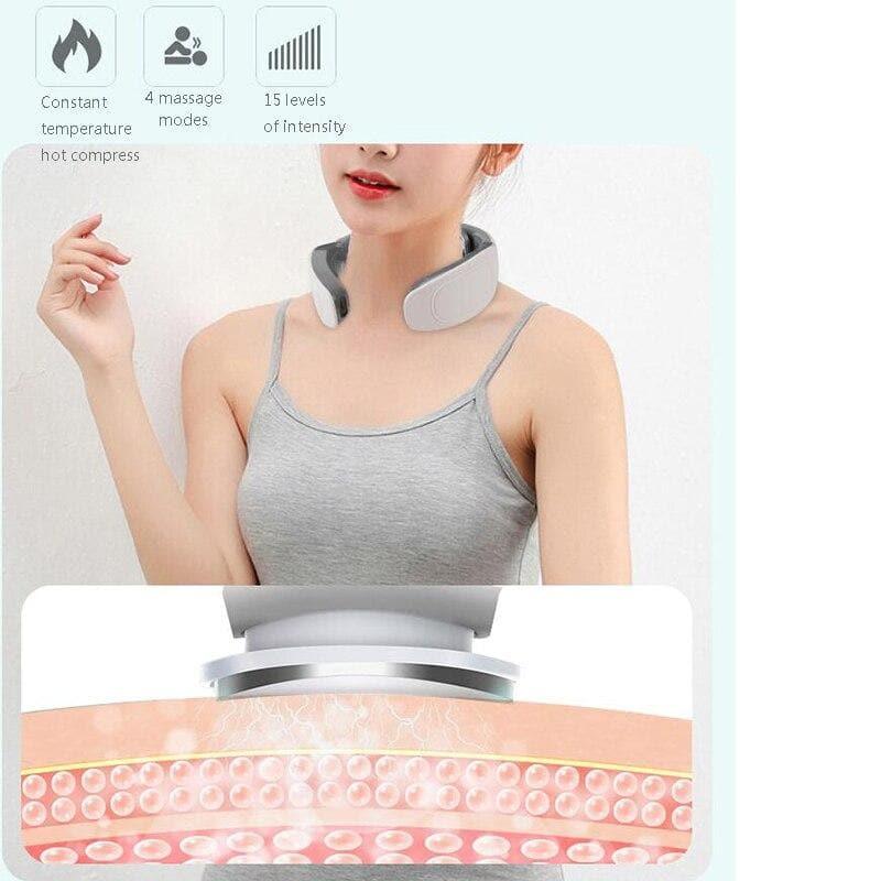 Relaxing Shiatsu Massage Pillow with Pulse Settings