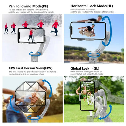Portable Phone Steady Cam with LED Light