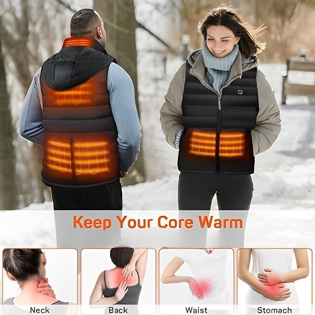 Warm Portable USB Heated Vest for Men and Women