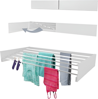 Foldable Wall Mount Laundry Drying Rack