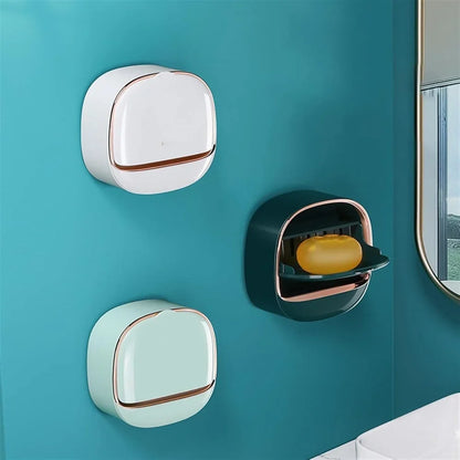 Sleek Bathroom Wall Soap Holder with Drip Tray - Halri