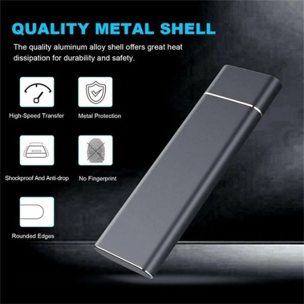 Portable External SSD Hard Drive 1-60TB Storage