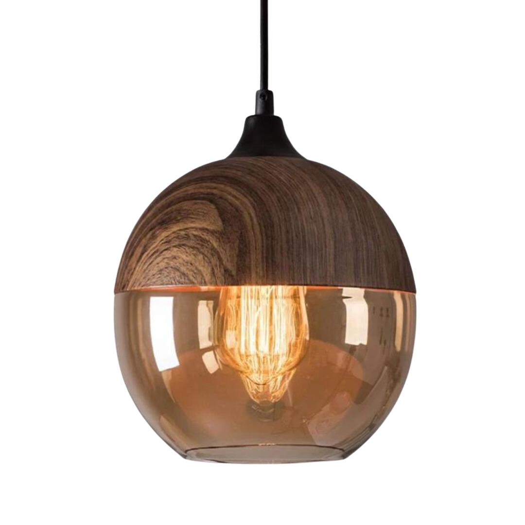 Modern Nordic Wood Pendant Light - Halri