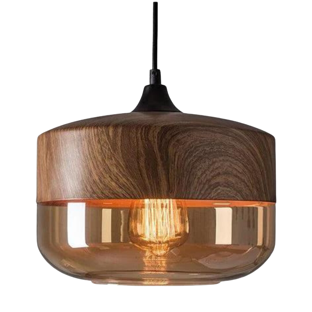 Modern Nordic Wood Pendant Light