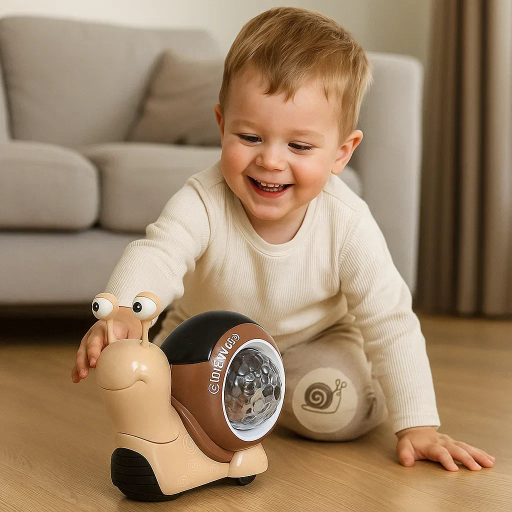 Fun Musical Crawling Snail Toy - Halri