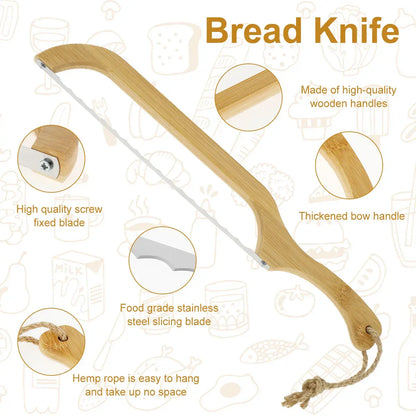 Comfort Grip Bread Knife with Sharp Stainless Steel Blade